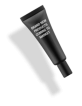 Black cosmetics container.