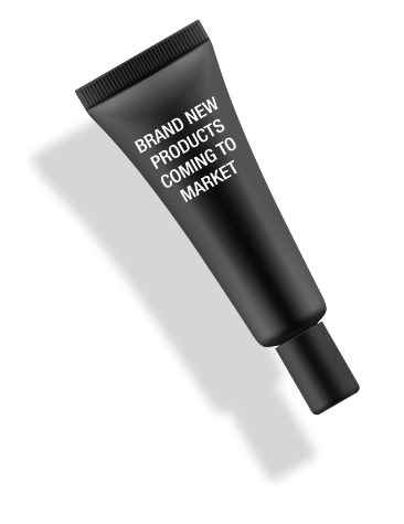 Black cosmetics container.