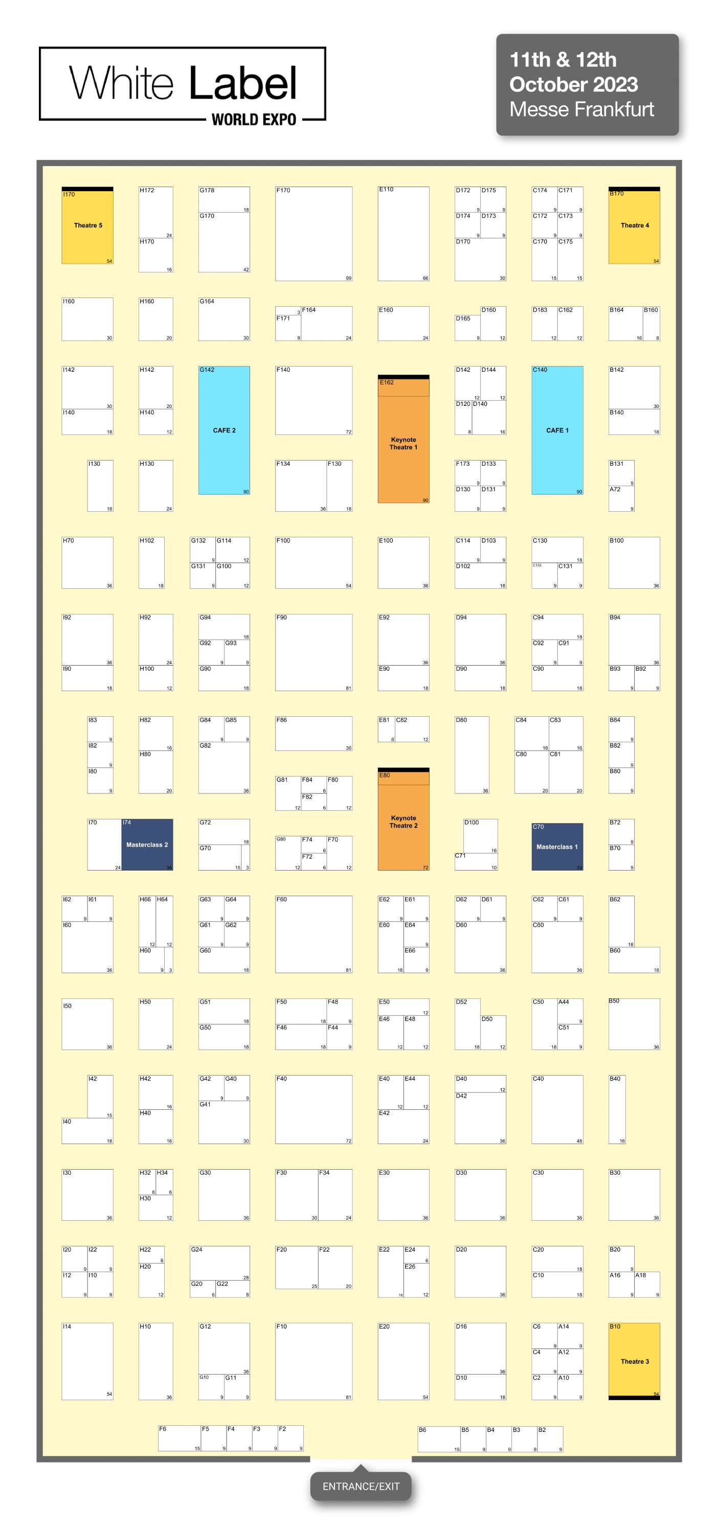 White Label World Expo Frankfurt Floorplan